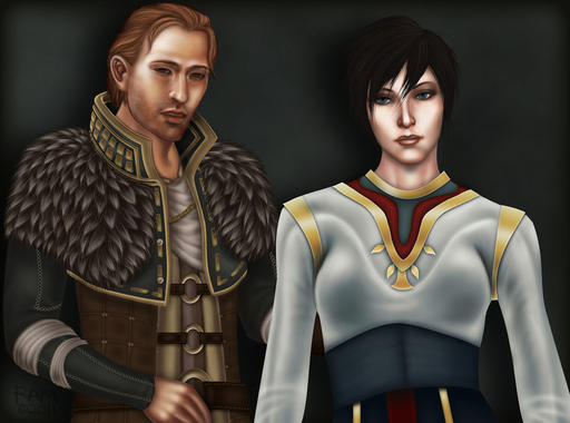 Dragon Age II - Фан-арт с Андерсом. Подборка №1